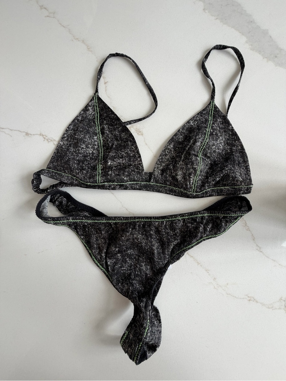 Fleur du Mal Luxe Triangle Bra Size Small - Picture 2 of 8